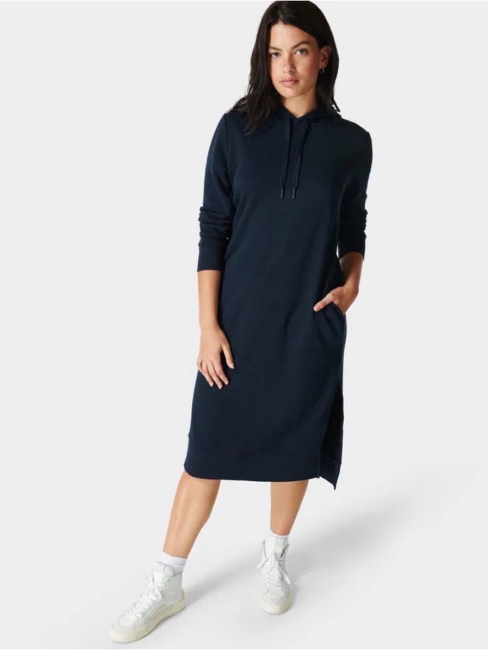 NWT SWEATY BETTY
Essentials Hooded Sweat Dress